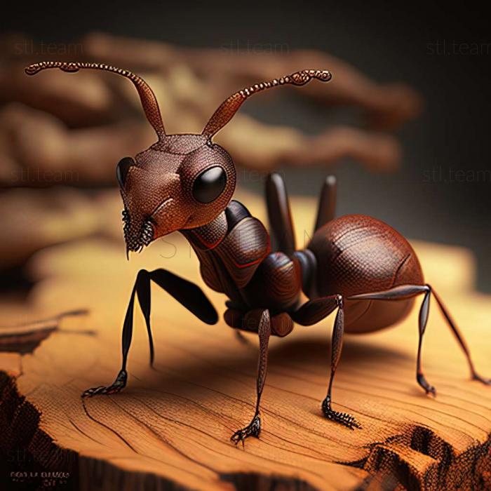 ant 3d model